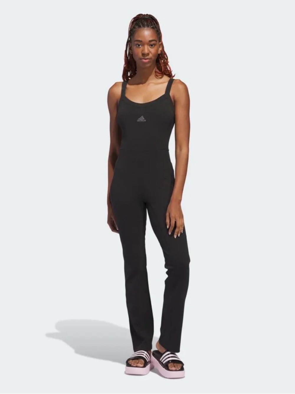 Adidas Originals Y2K Glam Full-Length Jumpsuit / Bodysuit – Black